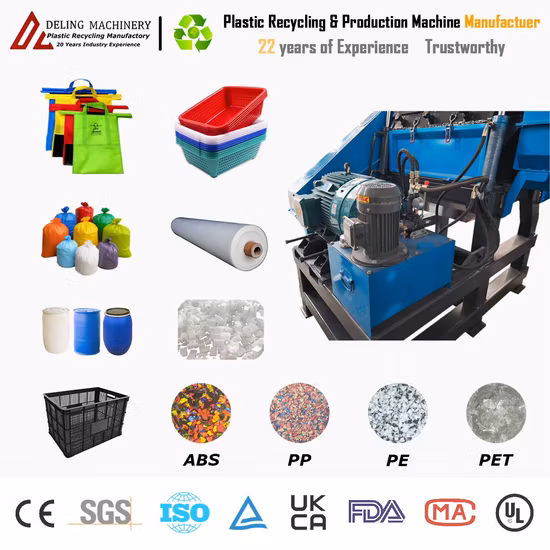 Soft Hard Plastic Machine/Plastic Crusher/ PP PE Crusher