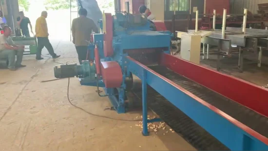 Máquina trituradora de astilladora de madera de tambor industrial de maquinaria forestal de gran salida
