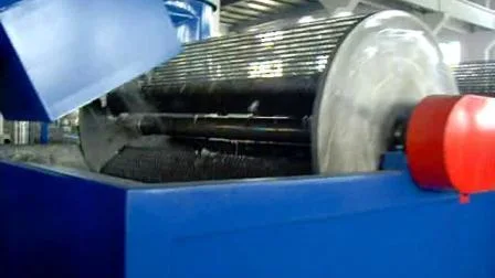 Línea plástica automática del reciclaje de la película de la lavadora 500kg de la basura de Yatong